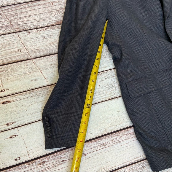 Hart Schaffner Marx Blazer 43L Sport Coat Jacket Mens Blue Workers Unite… - Picture 11 of 11